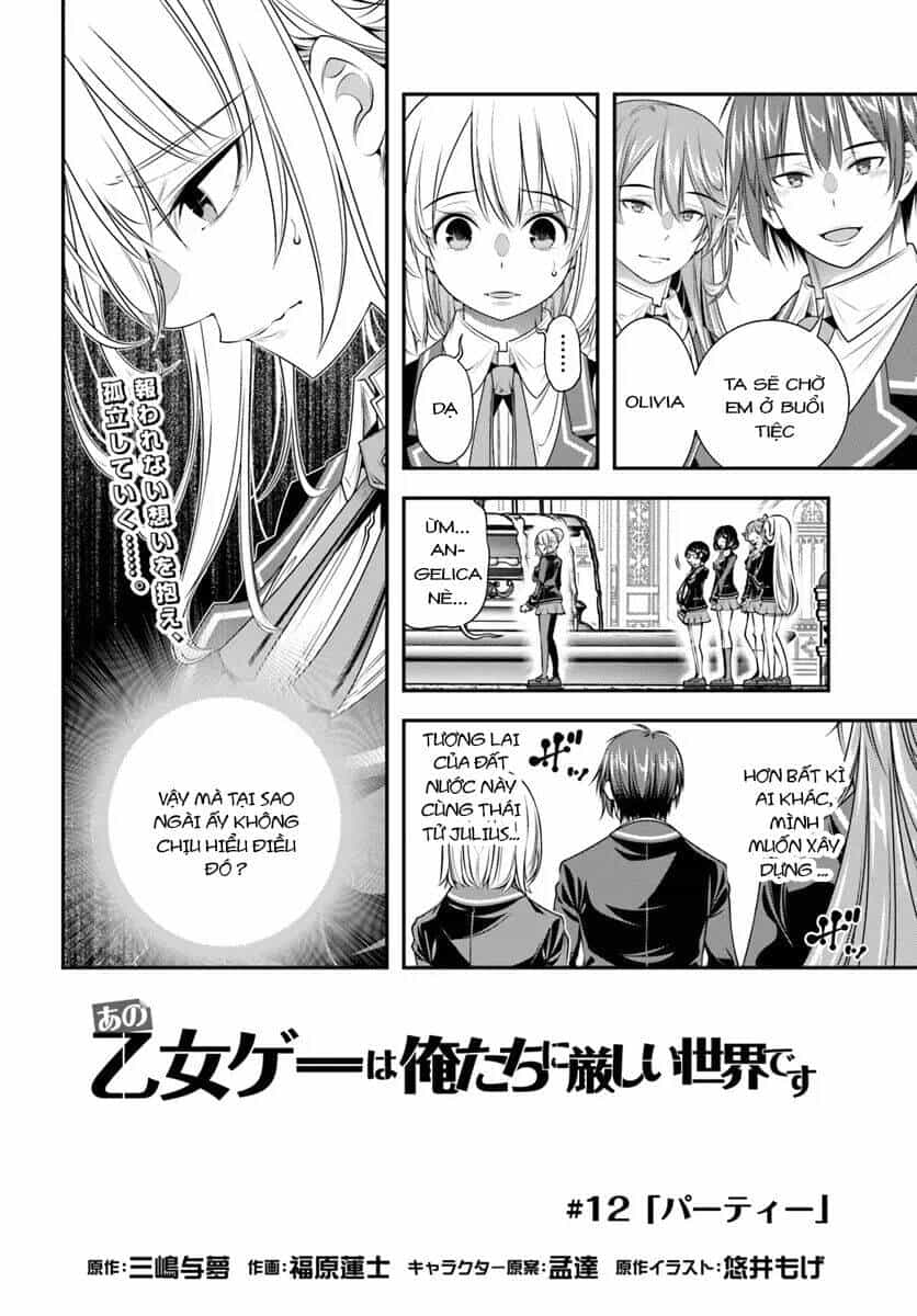 Ano Otome Game Wa Oretachi Ni Kibishii Sekai Desu - Chương 12 - ảnh 4