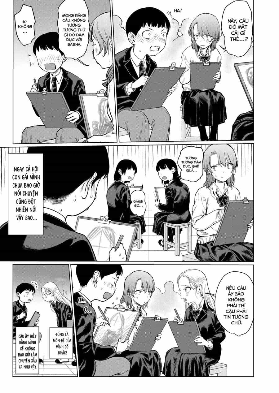 Bé Sơ Trung Sasha Và Thằng Bạn Otaku Cùng Lớp - Chương 8 - ảnh 5