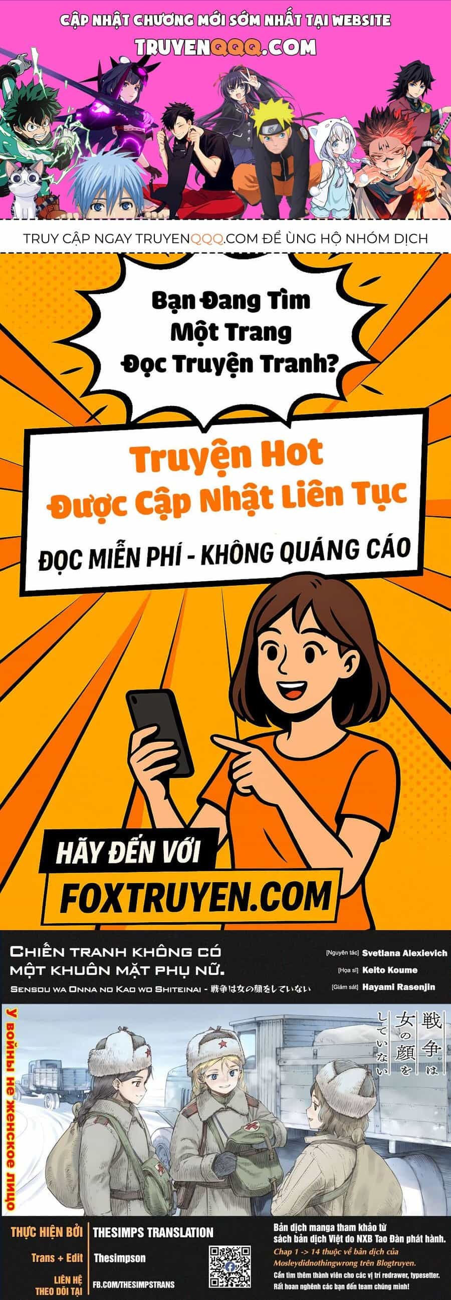 Chiến Tranh Không Có Một Khuôn Mặt Phụ Nữ - Chương 33.4 - ảnh 1