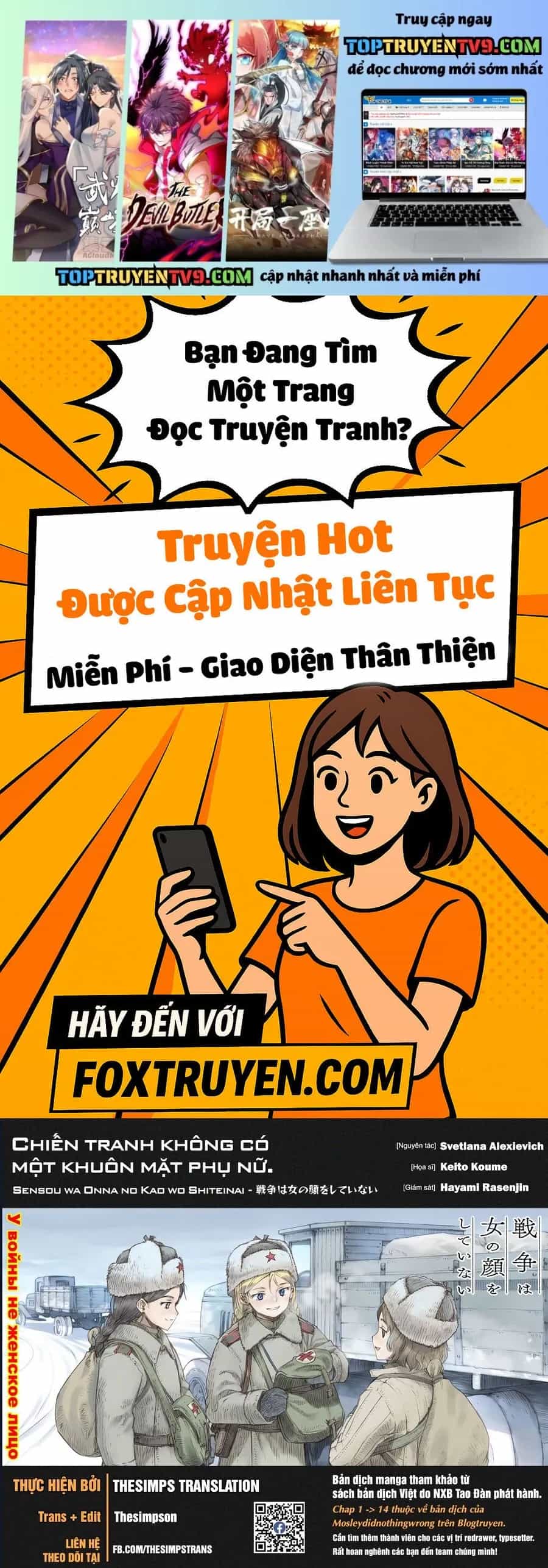 Chiến Tranh Không Có Một Khuôn Mặt Phụ Nữ - Chương 33.6 - ảnh 2