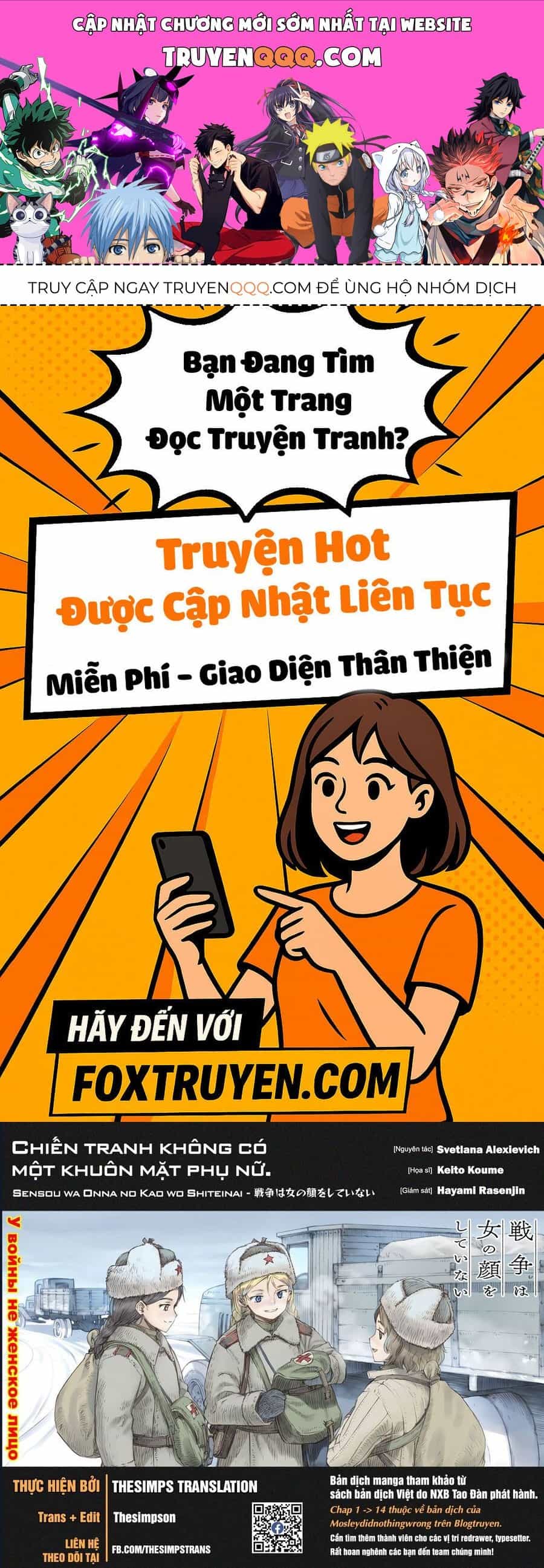 Chiến Tranh Không Có Một Khuôn Mặt Phụ Nữ - Chương 33.7 - ảnh 1