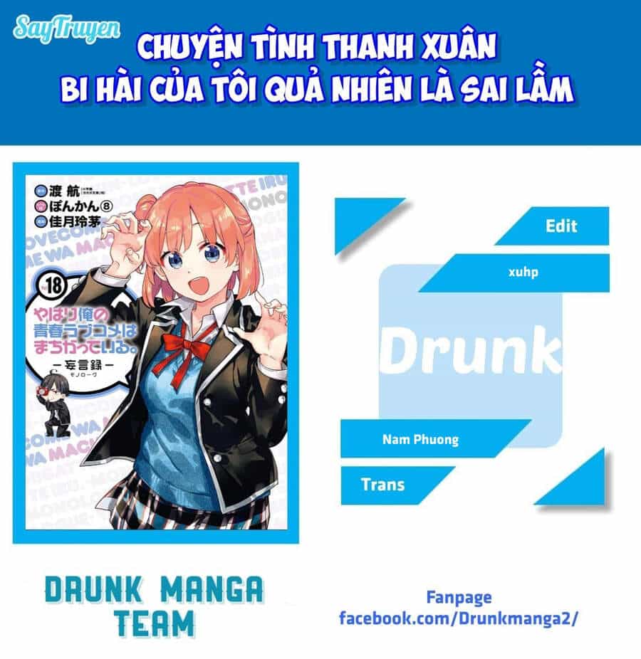 Chuyện Tình Thanh Xuân Bi Hài Của Tôi Quả Nhiên Là Sai Lầm - Chương 90 - ảnh 2
