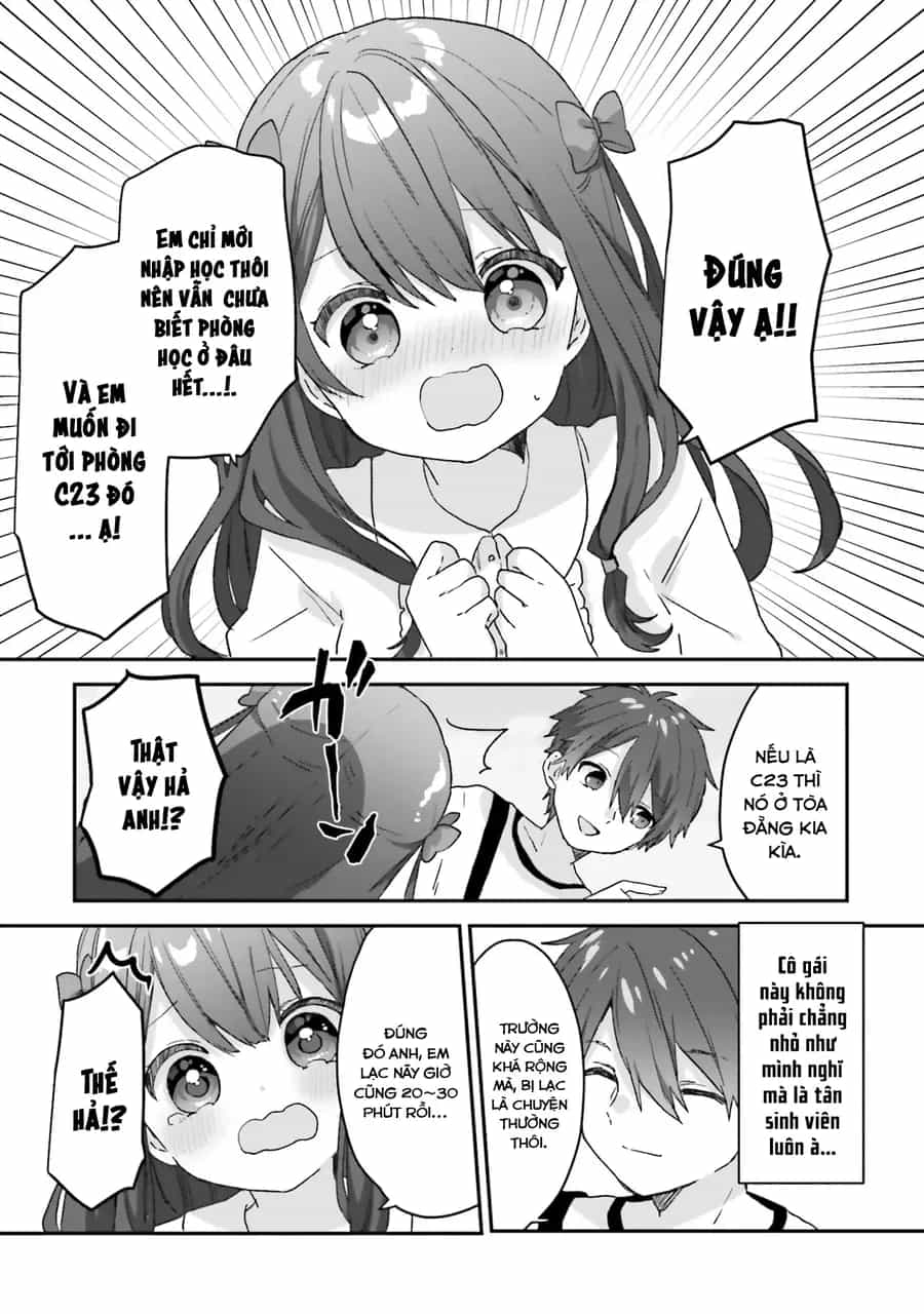 Daigaku Nyuugakuji Kara Uwasa Sareteita Bishoujo San Shimai, Ikiwakareteita Gimai Datta. - Chương 1 - ảnh 10