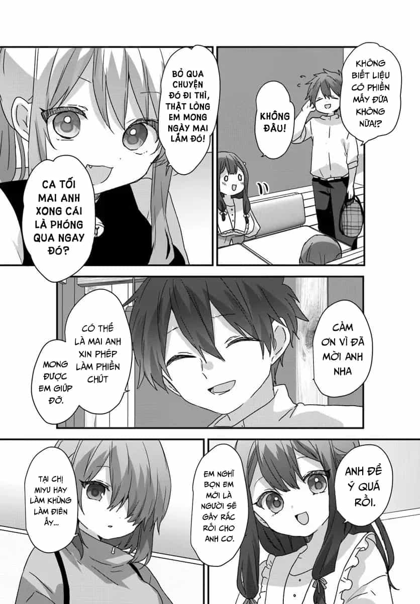 Daigaku Nyuugakuji Kara Uwasa Sareteita Bishoujo San Shimai, Ikiwakareteita Gimai Datta. - Chương 10 - ảnh 14