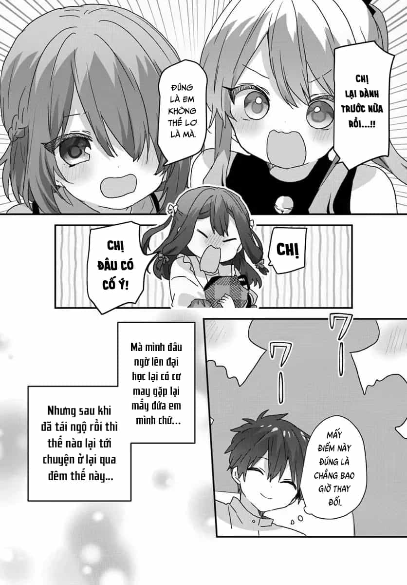 Daigaku Nyuugakuji Kara Uwasa Sareteita Bishoujo San Shimai, Ikiwakareteita Gimai Datta. - Chương 10 - ảnh 17