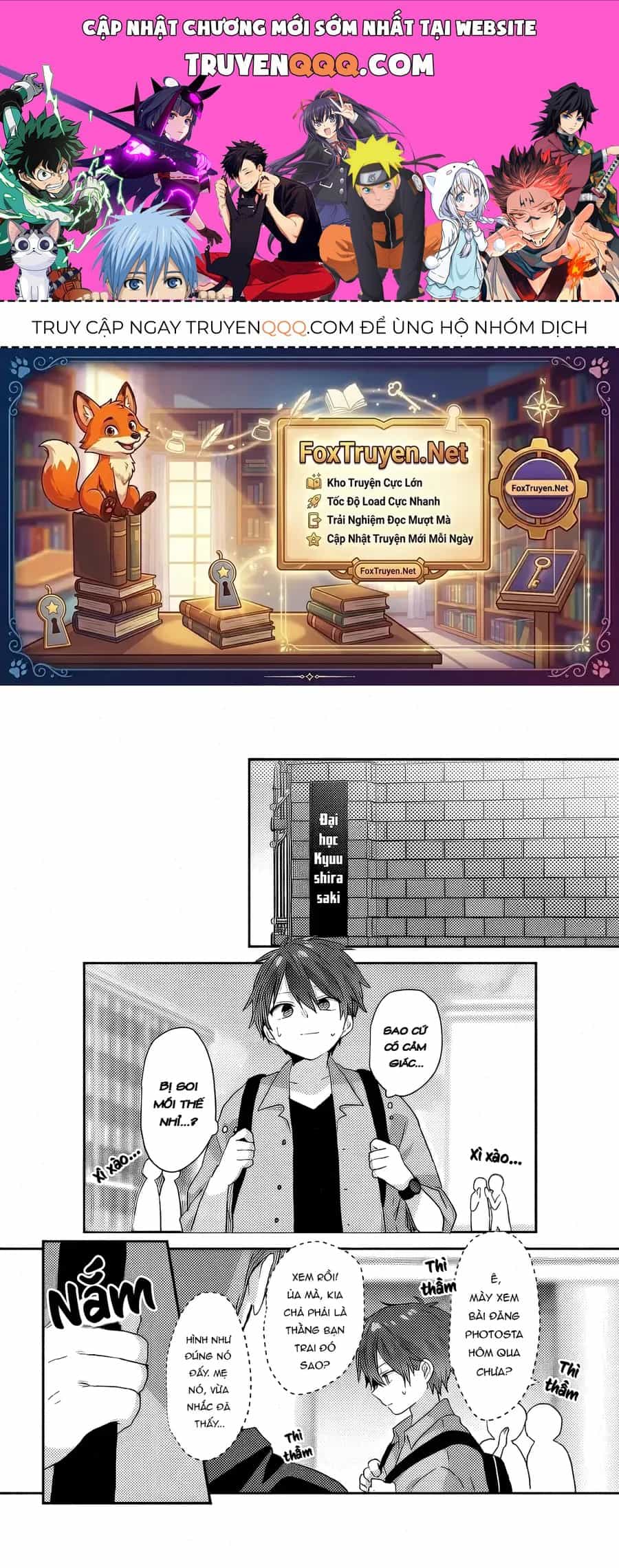 Daigaku Nyuugakuji Kara Uwasa Sareteita Bishoujo San Shimai, Ikiwakareteita Gimai Datta. - Chương 3 - ảnh 1