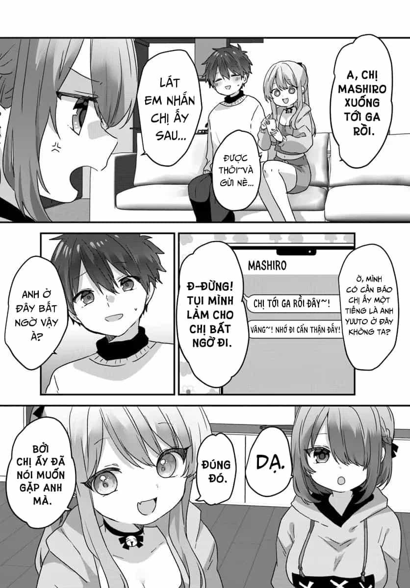Daigaku Nyuugakuji Kara Uwasa Sareteita Bishoujo San Shimai, Ikiwakareteita Gimai Datta. - Chương 7 - ảnh 9