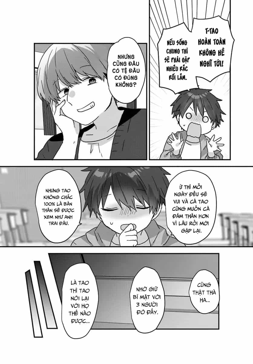 Daigaku Nyuugakuji Kara Uwasa Sareteita Bishoujo San Shimai, Ikiwakareteita Gimai Datta. - Chương 8 - ảnh 11
