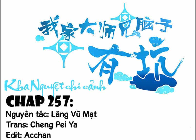 Đầu Óc Đại Sư Huynh Của Ta Rất Đen Tối - Chương 257 - ảnh 1