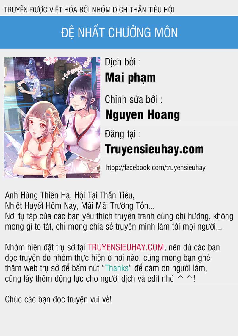 Đệ Nhất Chưởng Môn - Chương 7 - ảnh 1