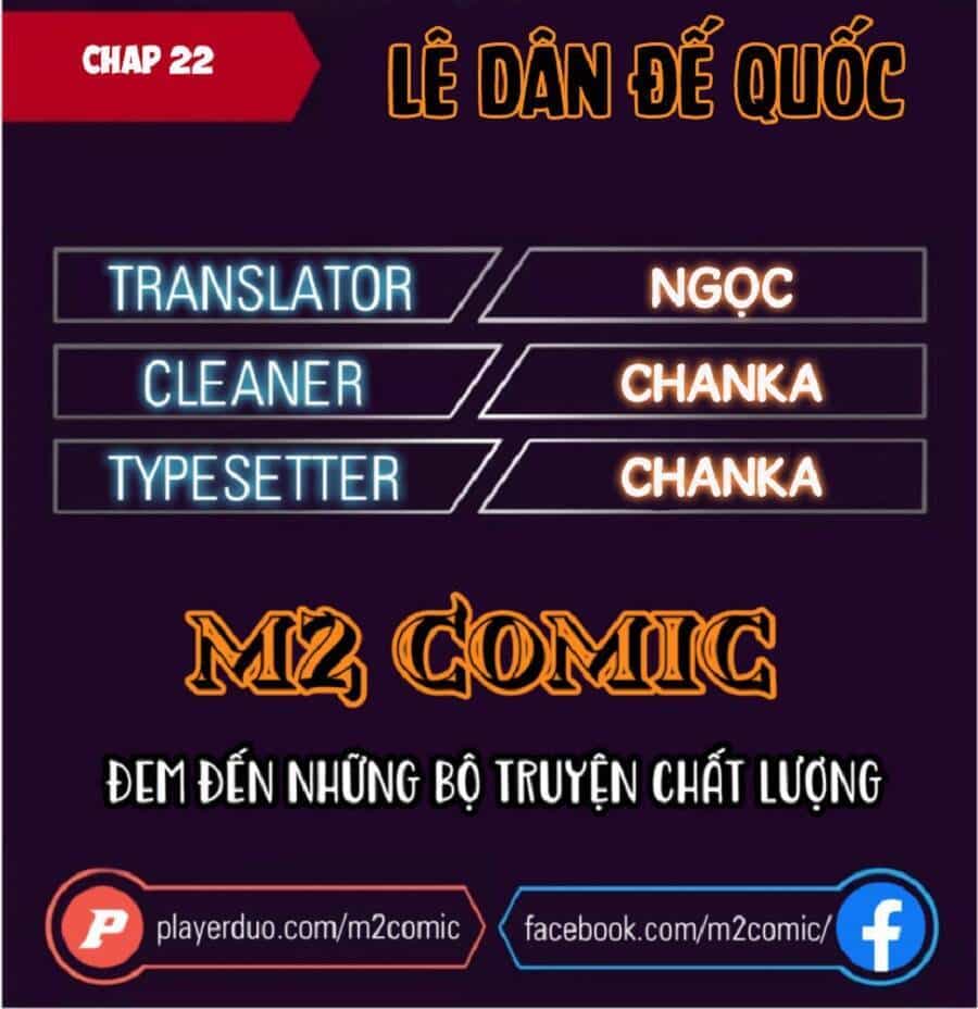 Đế Quốc Lê Man - Chương 22 - ảnh 1