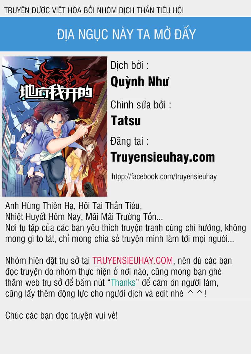 Địa Ngục Này Ta Mở Ra Đấy - Chương 7 - ảnh 1