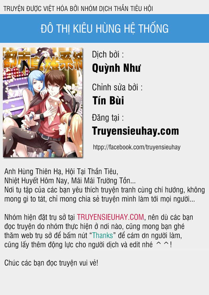 Đô Thị Kiêu Hùng Hệ Thống - Chương 130 - ảnh 1