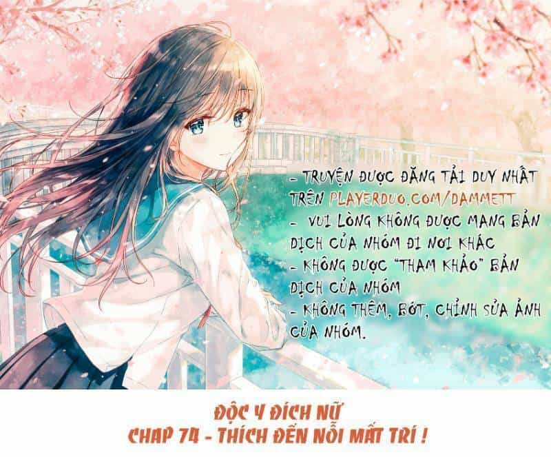 Độc Y Đích Nữ - Chương 74 - ảnh 1