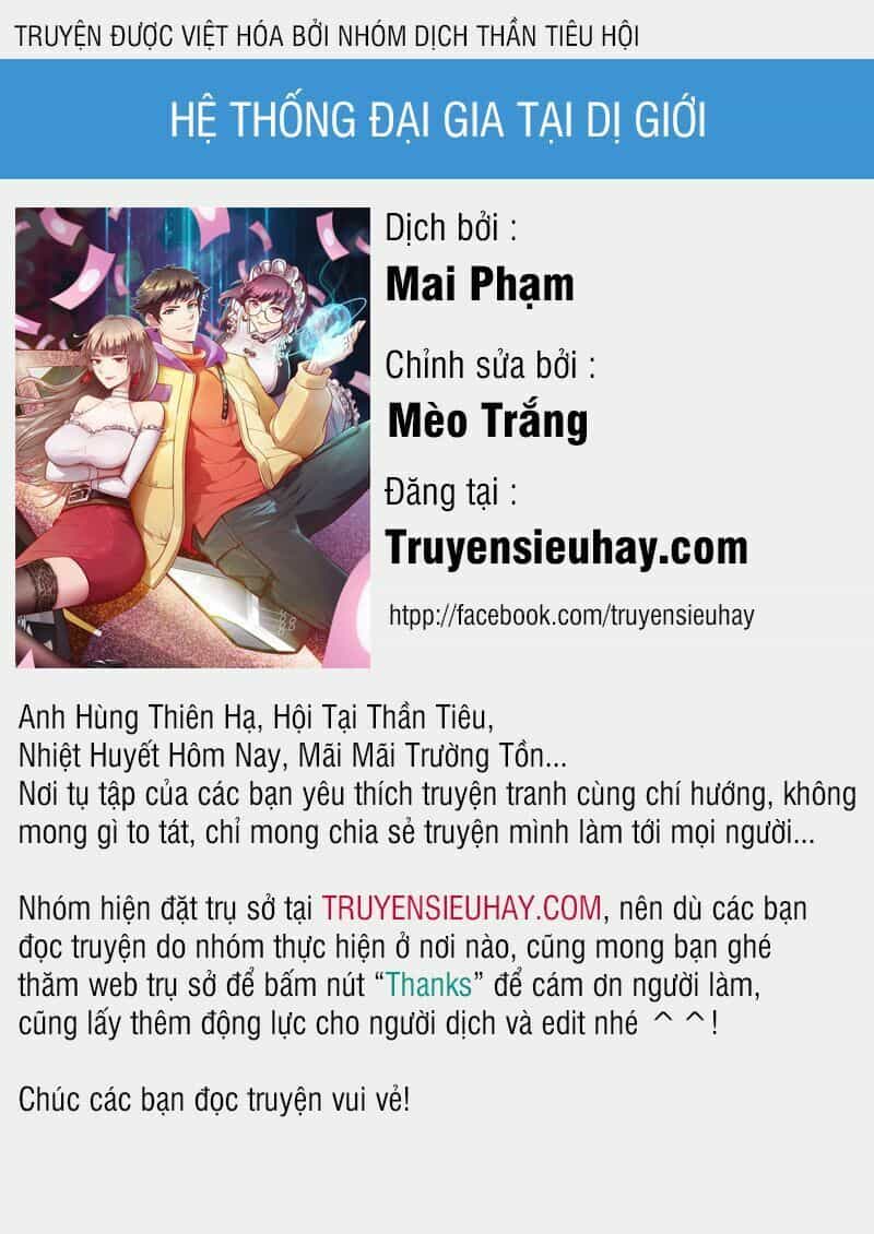 Hệ Thống Đại Gia Tại Dị Giới - Chương 10 - ảnh 1