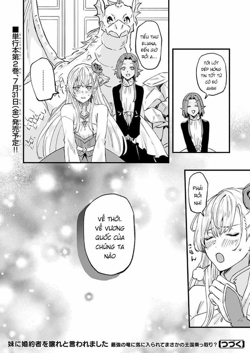 Imouto Ni Fiancee Wo Yuzure To Iwaremashita, Saikyou No Ryuu Ni Kiniirarete Masakano Okoku Nottori? - Chương 14.1 - ảnh 32