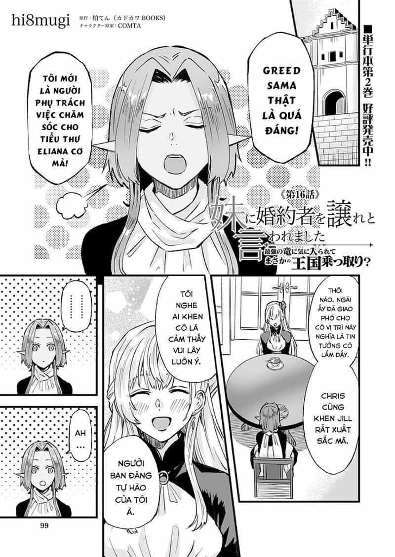 Imouto Ni Fiancee Wo Yuzure To Iwaremashita, Saikyou No Ryuu Ni Kiniirarete Masakano Okoku Nottori? - Chương 16.4 - ảnh 2