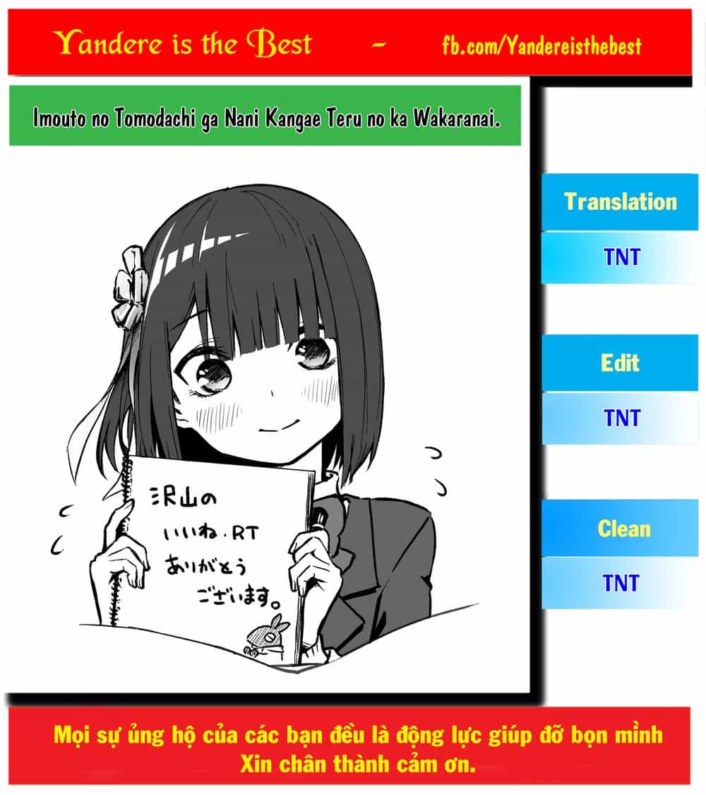 Imouto No Tomodachi Ga Nani Kangae Teru No Ka Wakaranai - Chương 10 - ảnh 1