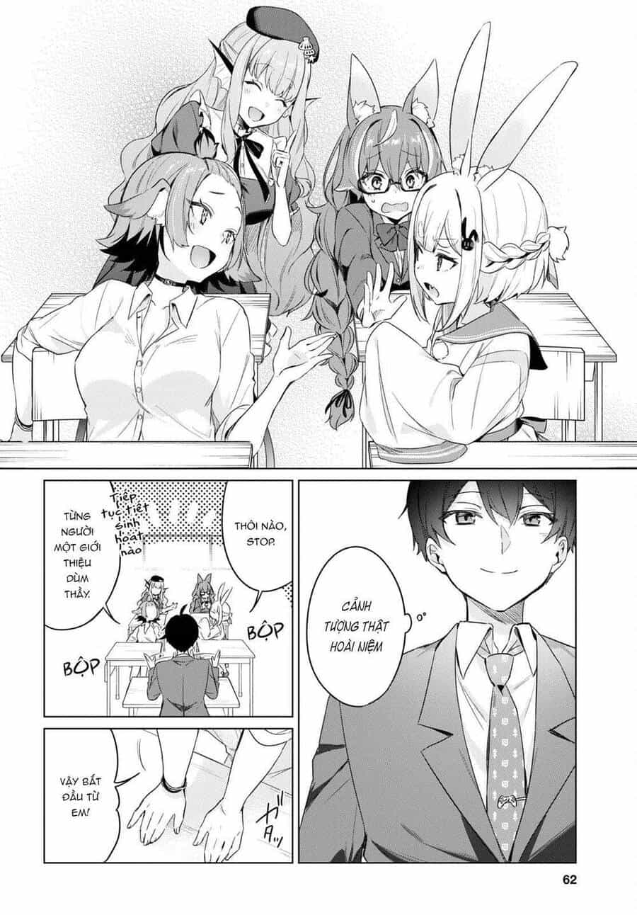 Jingai Kyoushitsu No Ningen-Girai Kyoushi: Hitoma-Sensei, Watashi-Tachi Ni Ningen O Oshiete Kuremasen Ka? - Chương 1 - ảnh 42