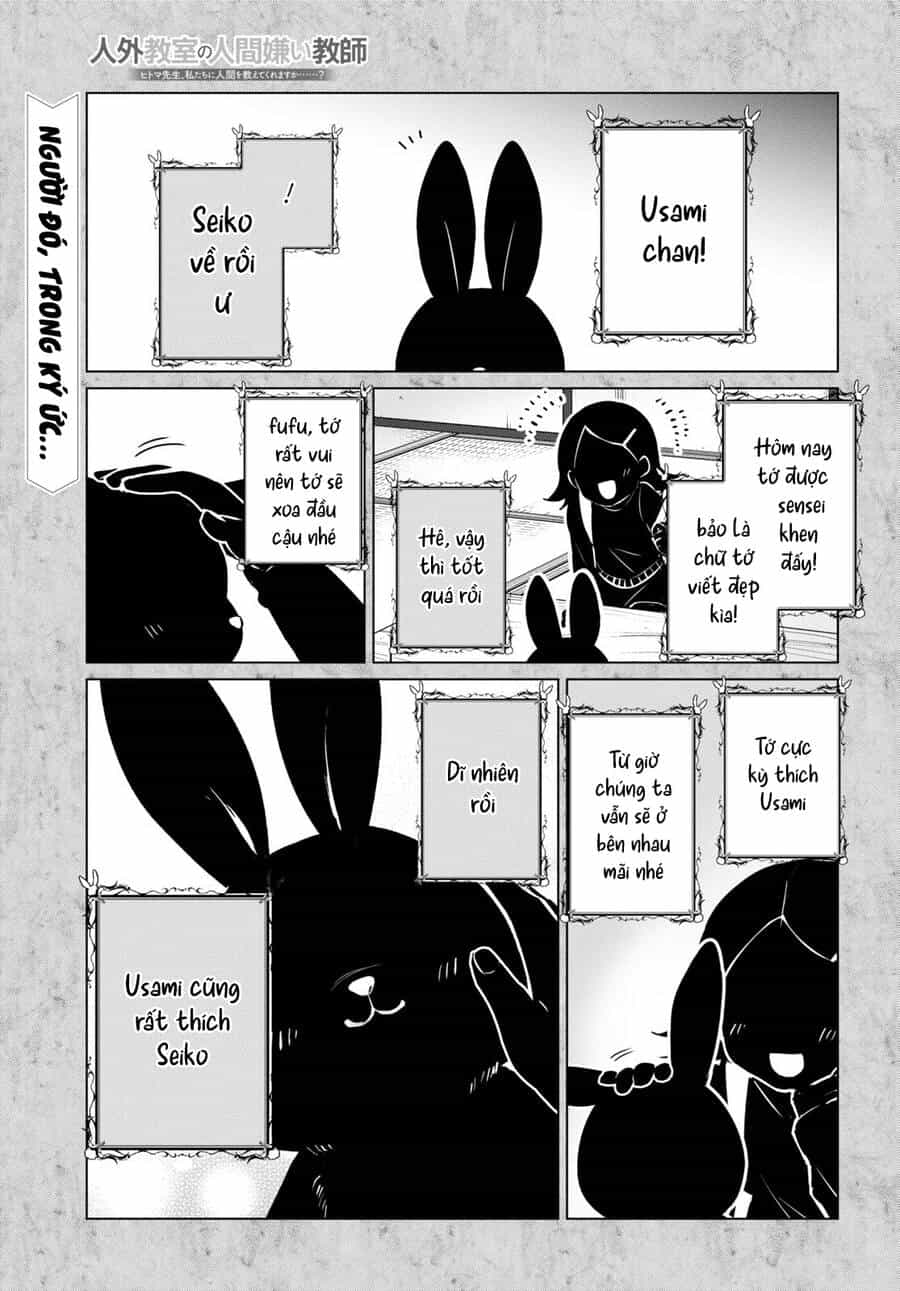 Jingai Kyoushitsu No Ningen-Girai Kyoushi: Hitoma-Sensei, Watashi-Tachi Ni Ningen O Oshiete Kuremasen Ka? - Chương 6 - ảnh 1