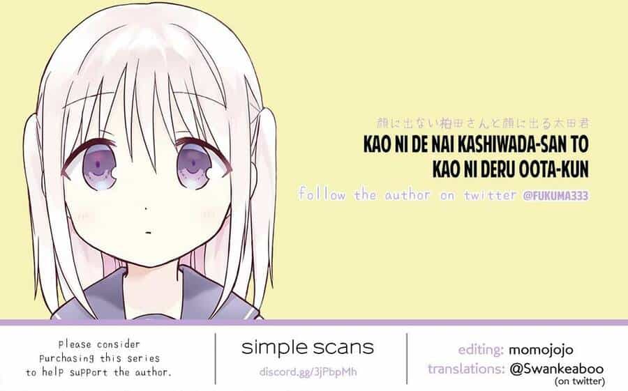 Kao Ni Denai Kashiwada-San To Kao Ni Deru Oota-Kun - Chương 14 - ảnh 15