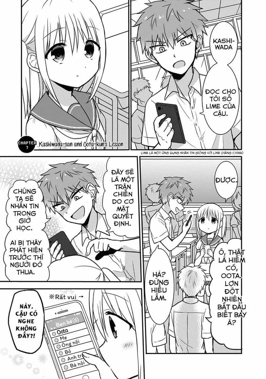 Kao Ni Denai Kashiwada-San To Kao Ni Deru Oota-Kun - Chương 7 - ảnh 1