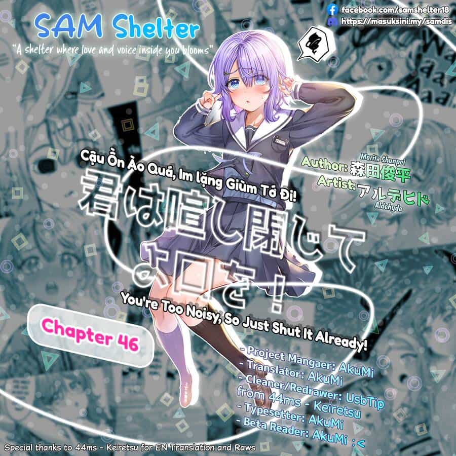 Kimi Wa Yakamashi Tojite Yo Kuchi Wo! - Chương 46 - ảnh 12