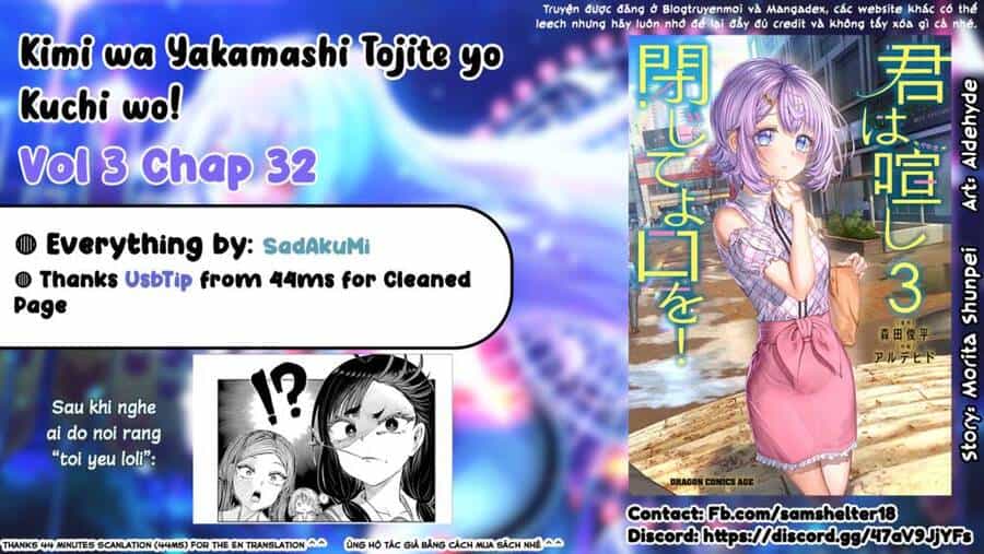 Kimi Wa Yakamashi Tojite Yo Kuchi Wo! - Chương 63 - ảnh 11