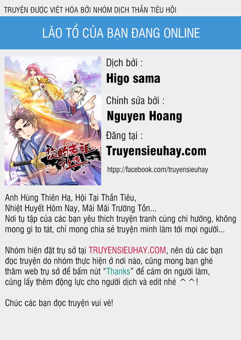 Lão Tổ Của Bạn Đang Online - Chương 28 - ảnh 1