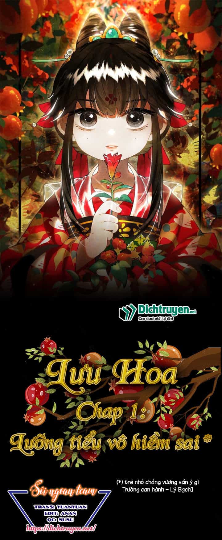 Lưu Hoa Bất Cập Xuân - Chương 1 - ảnh 1