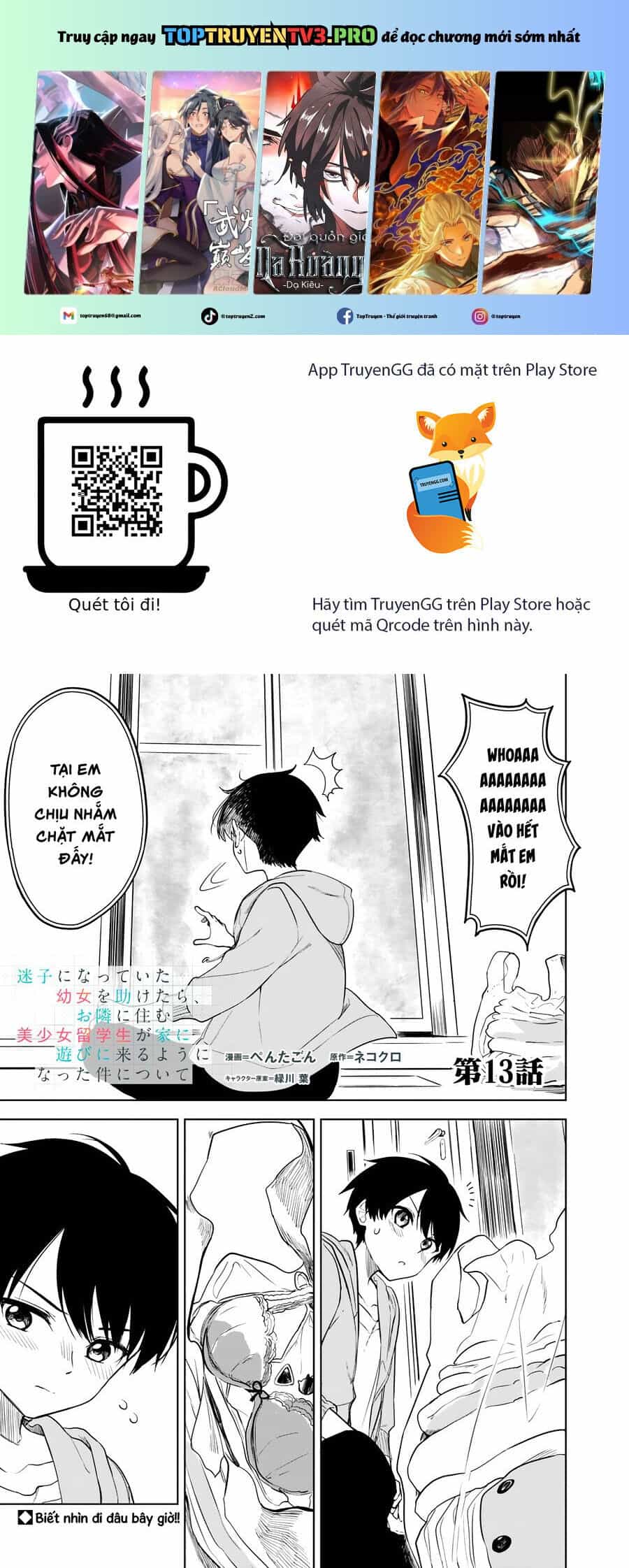Maigo Ni Natteita Youjo Wo Tasuketara, Otonari Ni Sumu Bishoujo Ryuugakusei Ga Ie Ni Asobi Ni Kuru You Ni Natta Ken Nitsuite - Chương 13 - ảnh 2