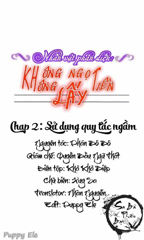 Nhân Vật Phản Diện: Không Ngọt Không Lấy Tiền - Chương 2.1 - ảnh 1