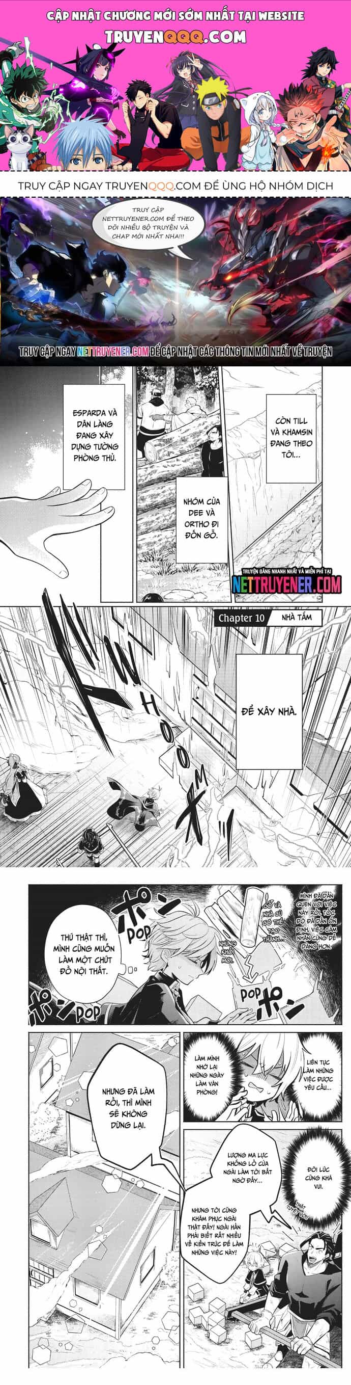 Okiraku Ryoushu No Tanoshii Ryouchi Bouei - Chương 10 - ảnh 1