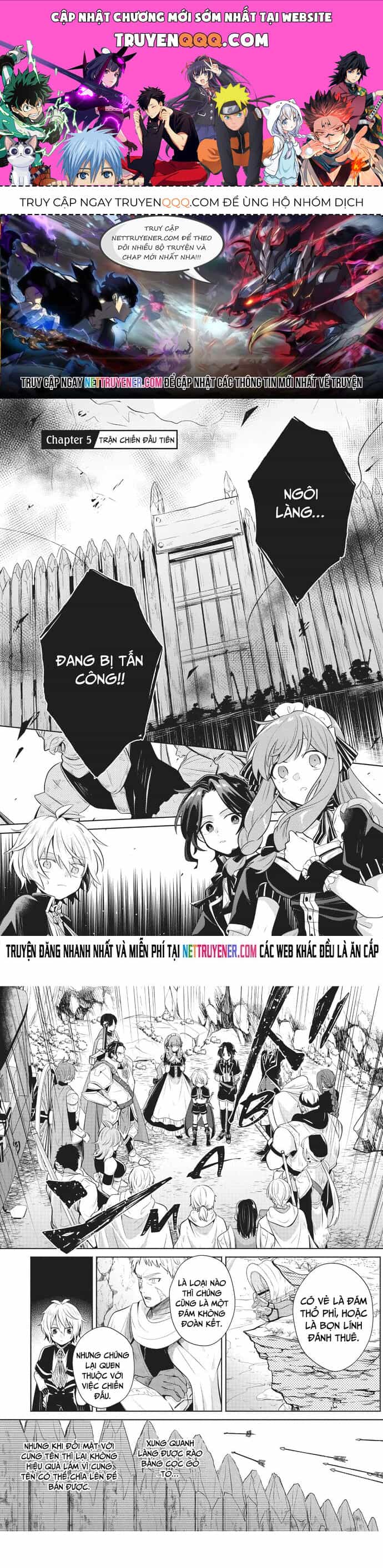 Okiraku Ryoushu No Tanoshii Ryouchi Bouei - Chương 5 - ảnh 1