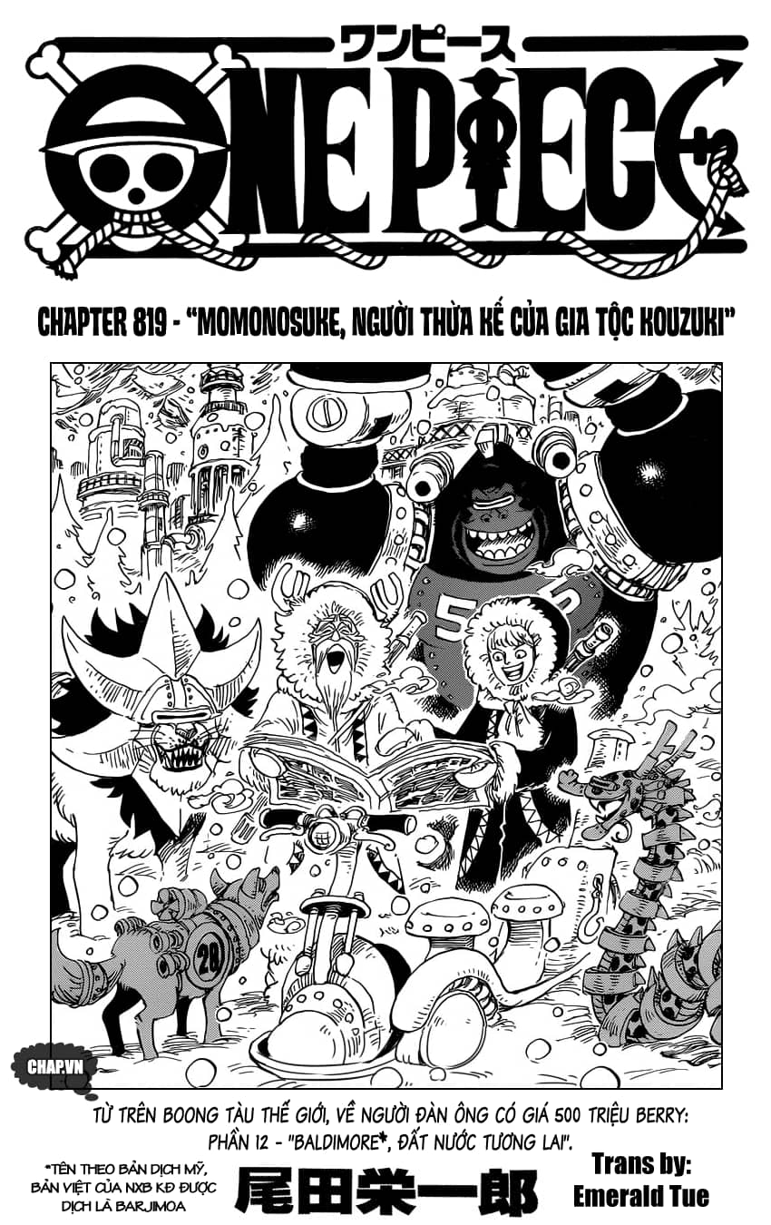 One Piece - Chương 819 - ảnh 1