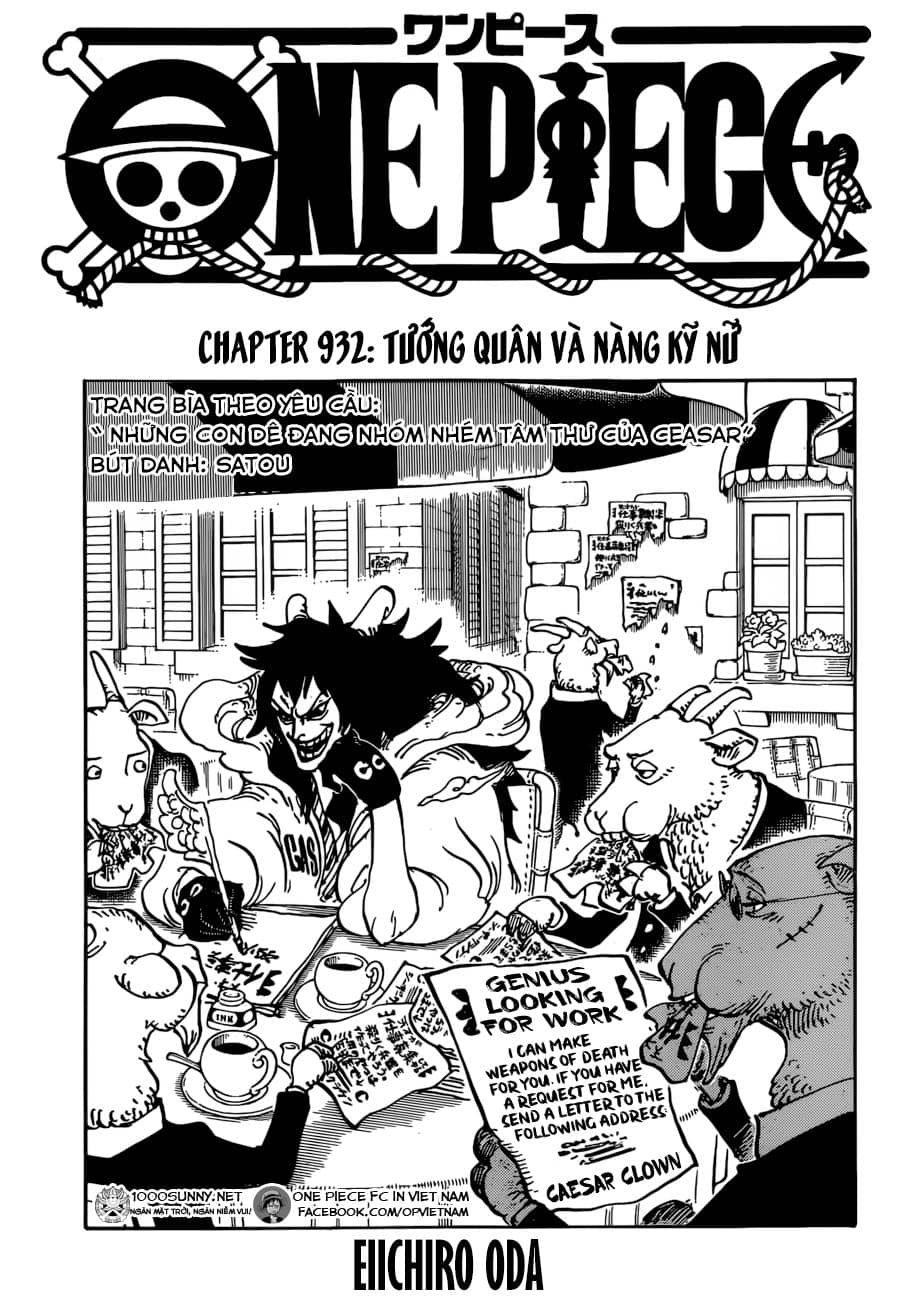 One Piece - Chương 932 - ảnh 1