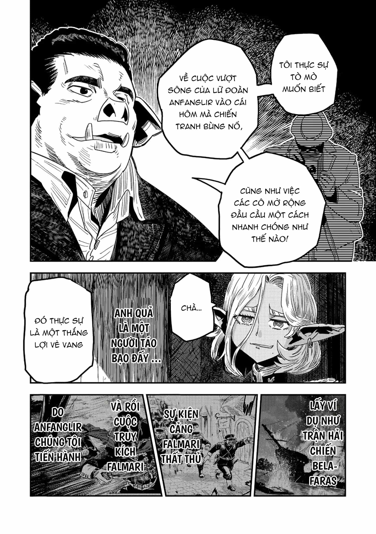 Orcsen Oukokushi ~Yaban Na Orc No Kuni Wa, Ikanishite Heiwa Na Elf No Kuni Wo Yakiharau Ni Itatta Ka~ - Chương 21 - ảnh 48