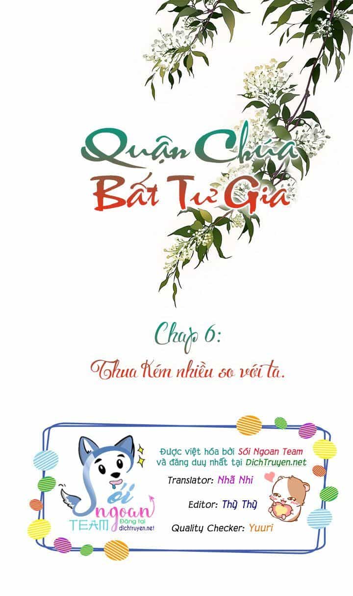 Quận Chúa Bất Tư Gia - Chương 6 - ảnh 1