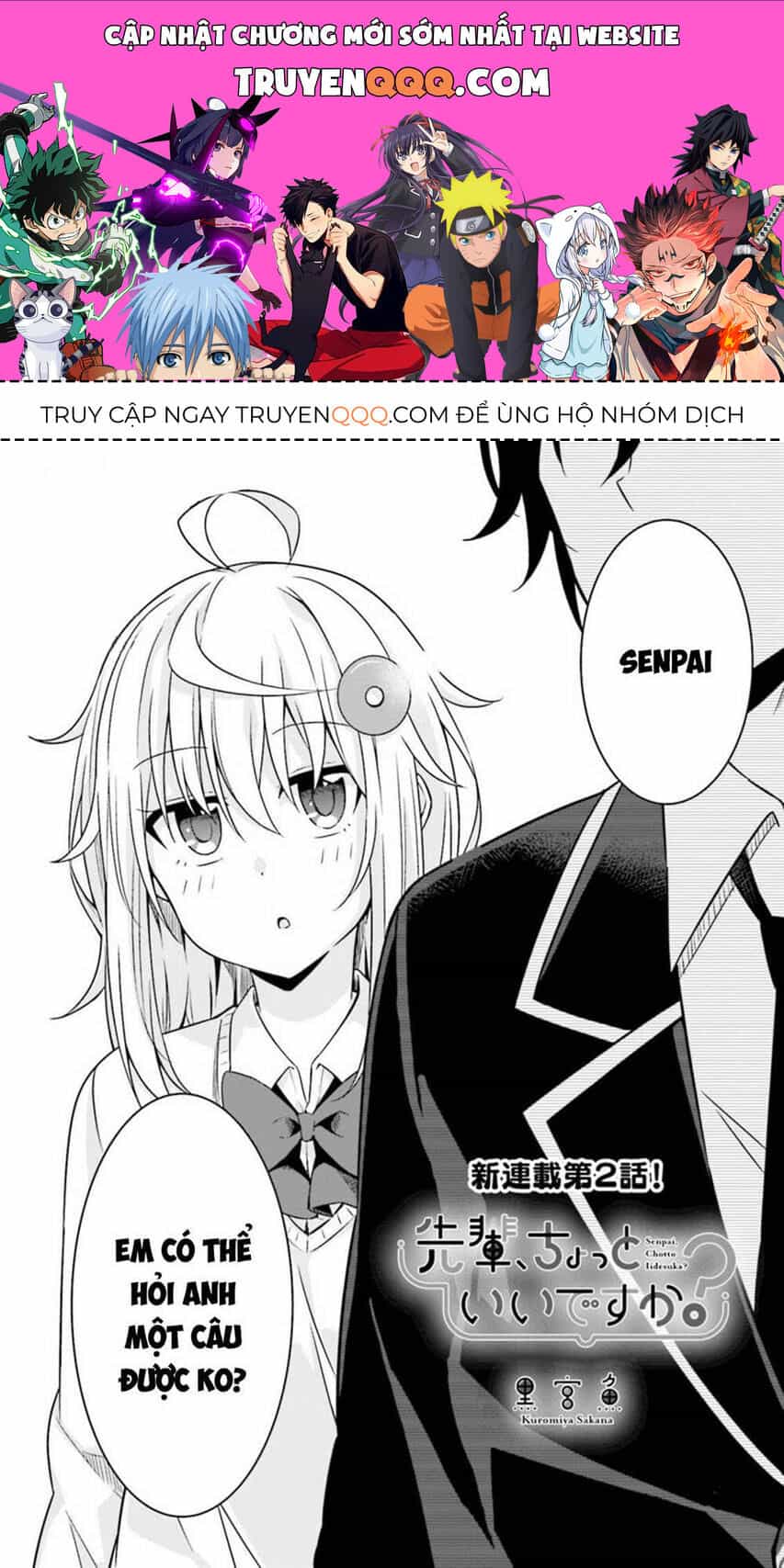 “Senpai, Anh Có Thể Cho Em Một Chút Thời Gian Được Không? - Chương 2 - ảnh 1
