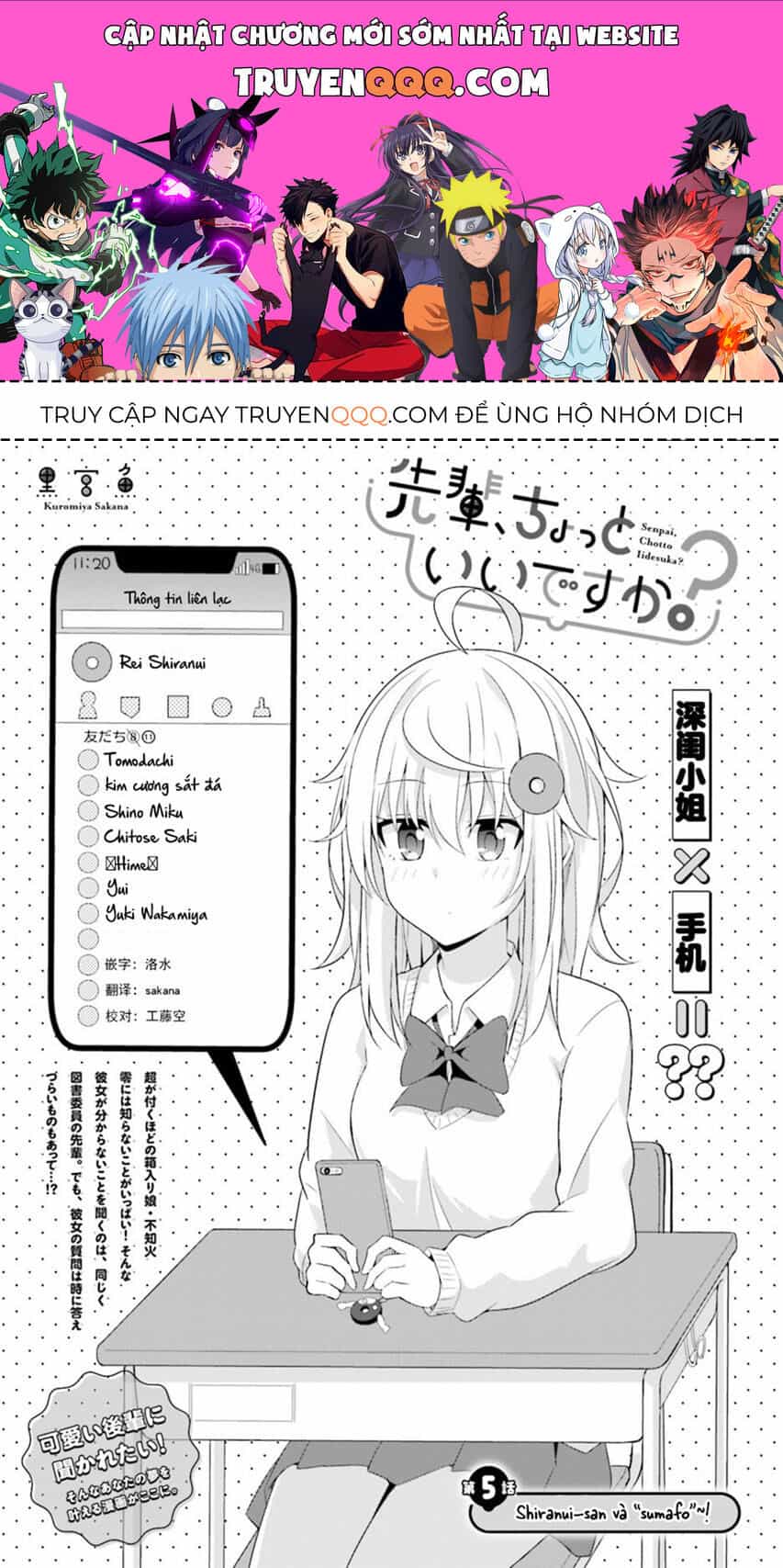 “Senpai, Anh Có Thể Cho Em Một Chút Thời Gian Được Không? - Chương 5 - ảnh 1