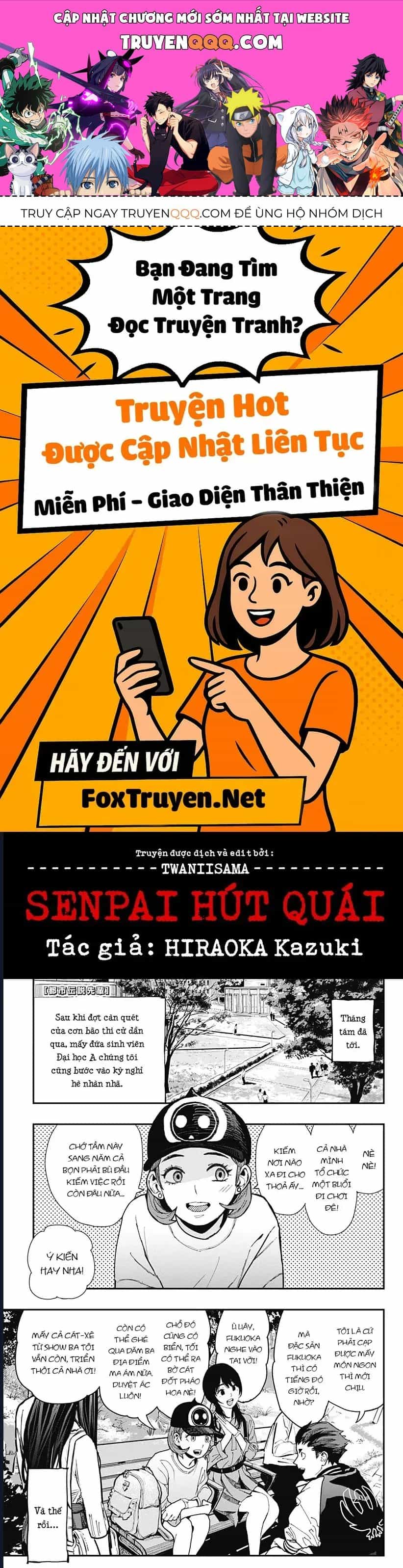 Senpai Hút Quái - Chương 13 - ảnh 1