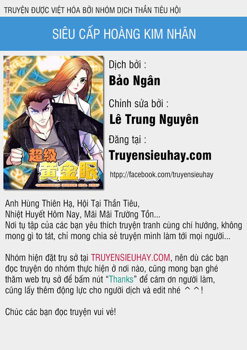 Siêu Cấp Hoàng Kim Nhãn - Chương 32 - ảnh 1