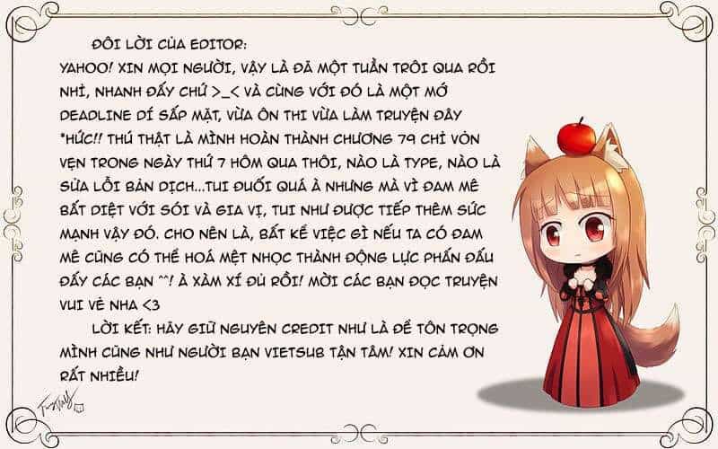 Sói Và Gia Vị - Chương 79 - ảnh 2