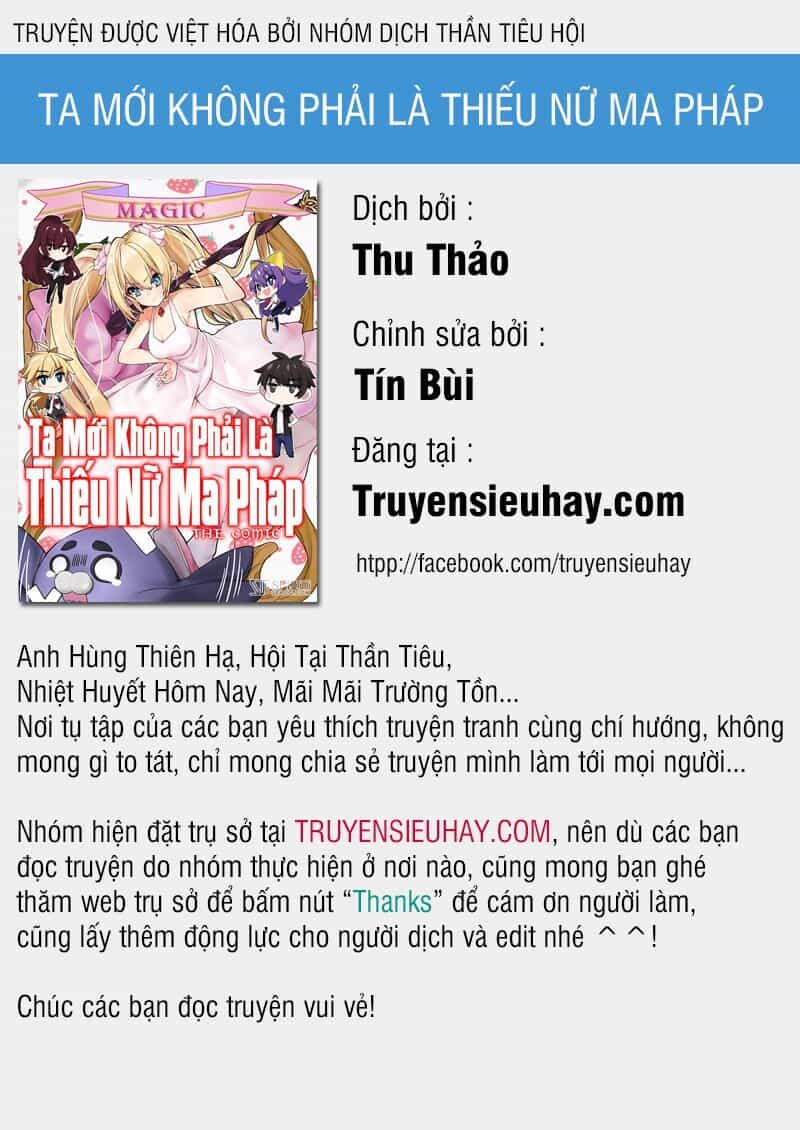 Ta Mới Không Phải Là Thiếu Nữ Ma Pháp - Chương 0 - ảnh 1