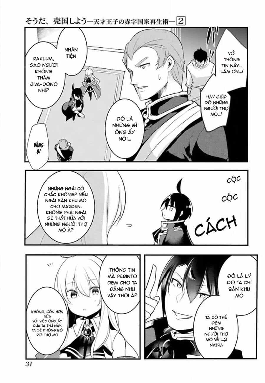 Tensai Ouji No Akaji Kokka Saisei Jutsu - Souda, Baikoku Shiyou - Chương 18 - ảnh 9