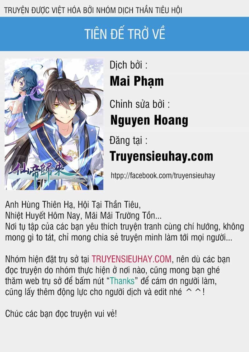 Tiên Đế Trở Về - Chương 92 - ảnh 1