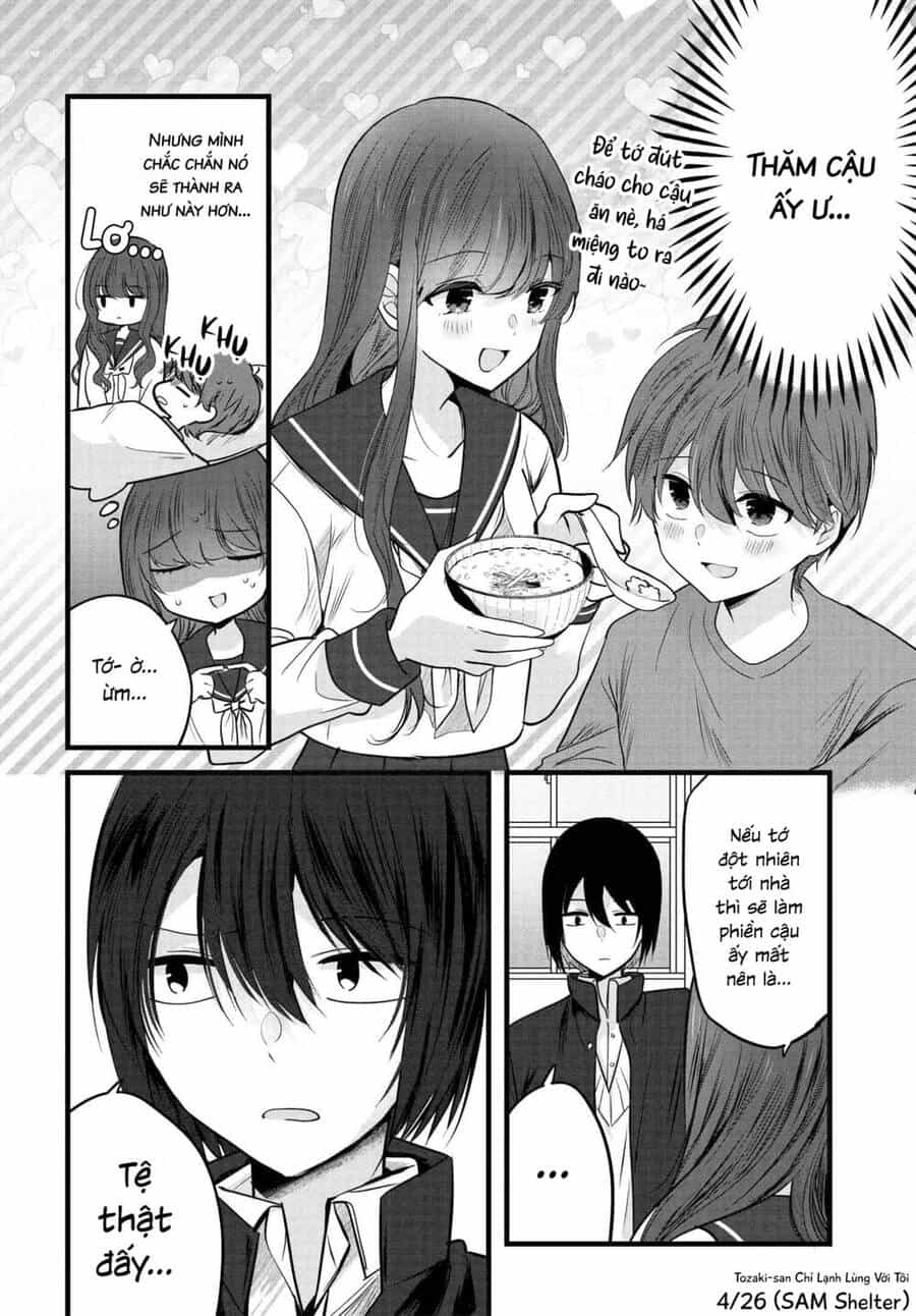 Tozaki-San Chỉ Lạnh Lùng Với Tôi - Chương 4 - ảnh 4