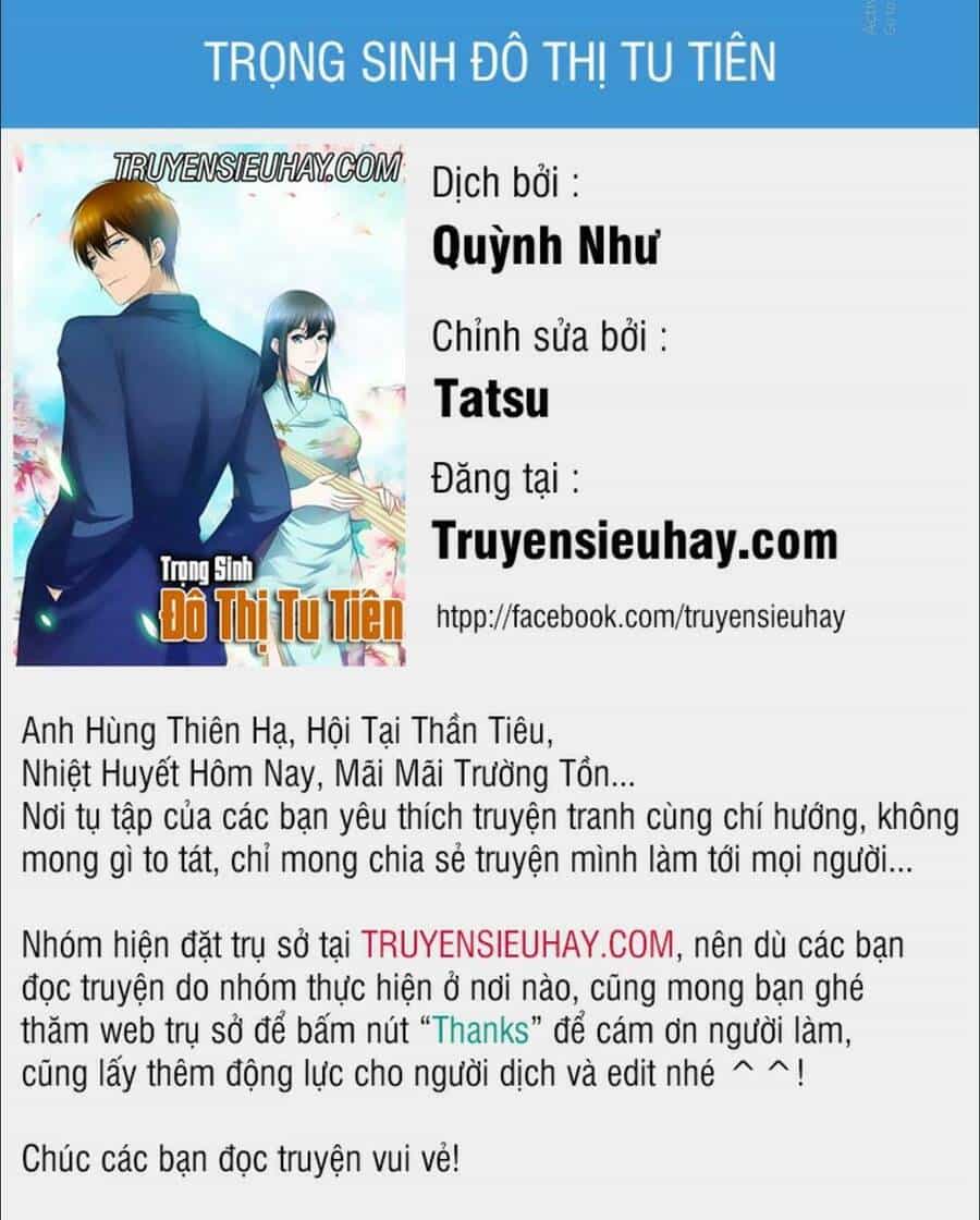 Trọng Sinh Đô Thị Tu Tiên - Chương 315 - ảnh 1