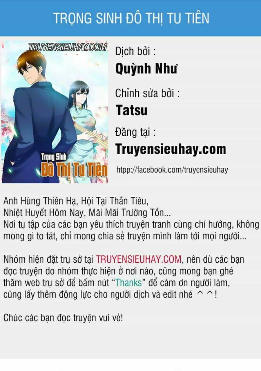 Trọng Sinh Đô Thị Tu Tiên - Chương 317 - ảnh 1