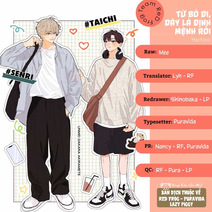 Từ Bỏ Đi Đây Là Định Mệnh Rồi - Chương 3 - ảnh 2